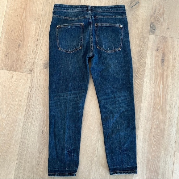 Pilcro Jeans Womens Sz 27 Skinny Mid Rise Blue Denim Stretch Anthropologie *E10 - Picture 2 of 2